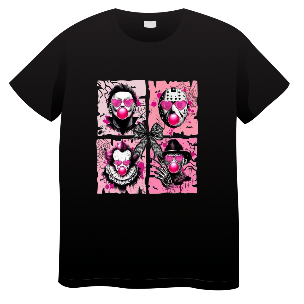 Pink Halloween Graphic Tee