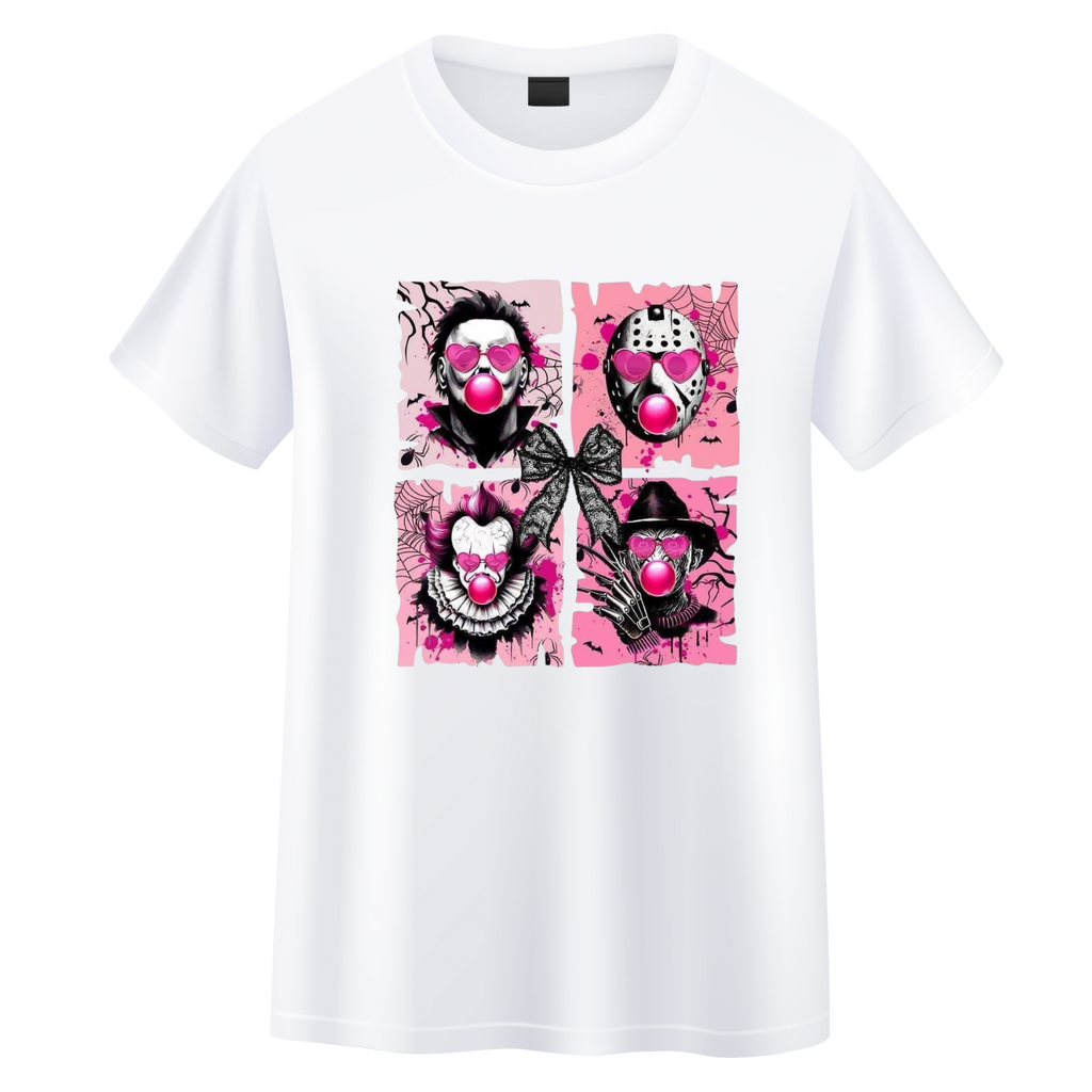Pink Halloween Graphic Tee