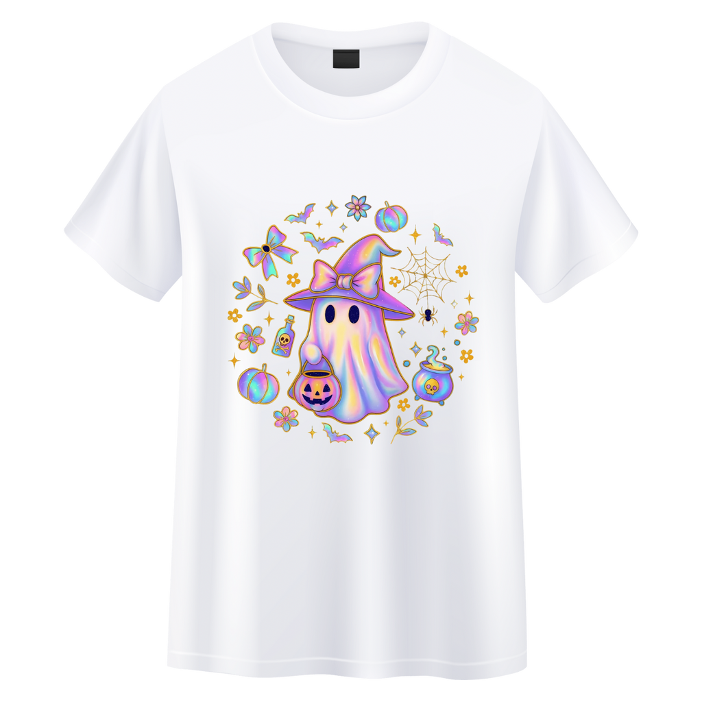 Ghost W/Bow Graphic Tre